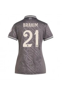 Real Madrid Brahim Diaz #21 Fotballdrakt Tredje Klær Dame 2024-25 Korte ermer